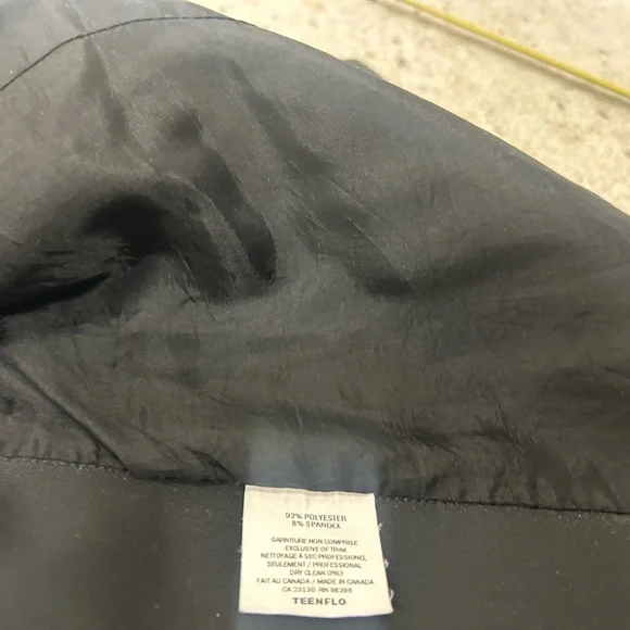 Teenflo size 8 EUC Black Blazer Structured Suit Jacket - Picture 12 of 13